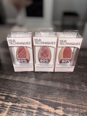 3 Real Techniques MakeupSaver Sponge - NIB - Multi-Angled Beauty Sponge