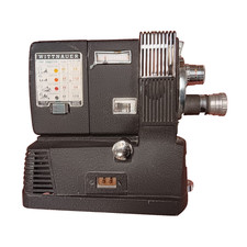 Wittnauer WD-400 Cine-Twin 8mm Movie Camera Projector 2 Lens Turret w Base