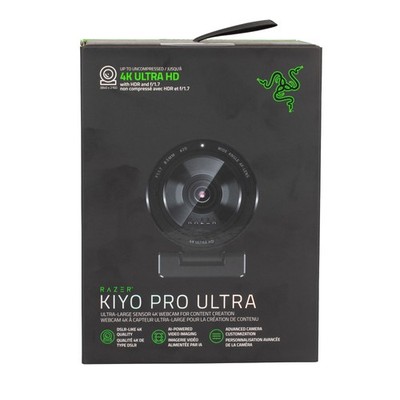 Razer Kiyo Pro Streaming Webcam: 1080p 60FPS - Black (‎RZ19