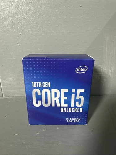 Intel Core I5-10600k 4.1ghz Six-core Unlocked Desktop Processor LGA 1200 Socket