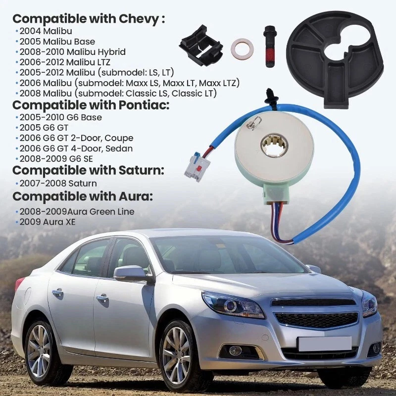 Sensor de par de dirección asistida para Chevrolet Malibu 2004-2012 Pontiac G6 2006-2010 Foto 4 de 4