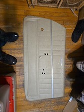 1970-72 Pontiac Gto Lemans Cream Interior Rh Pass Side Door Panel Card Used Oem