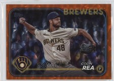 2024 Topps Update Orange Crackle Foilboard /299 Colin Rea #US171 05ns