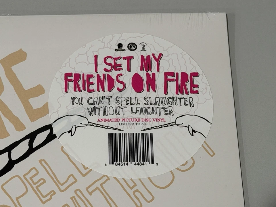I SET MY FRIENDS ON FIRE You Can’t Spell Slaughter Without Laughter Pic Vinyl - Image 2 of 4