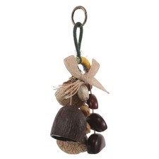 African Natural Shaker: African Nut Shell Rattle Shaker Tool - Traditional