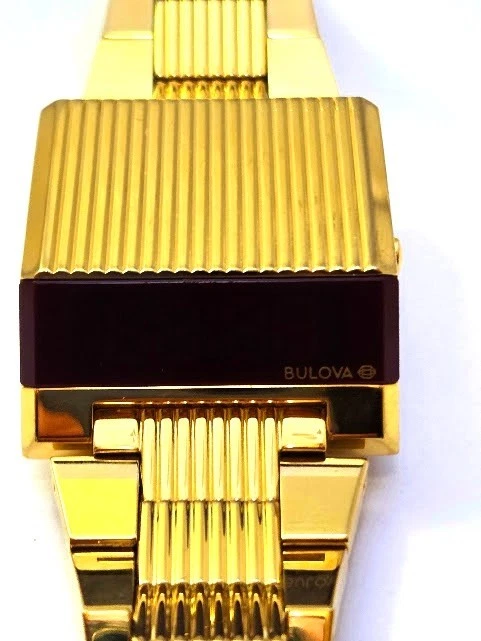Orologio da polso uomo Bulova Computron, orologi vintage - Immagine 3 di 4