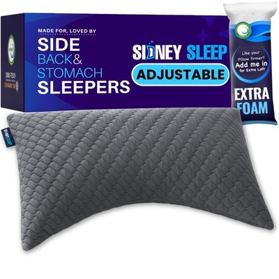 Wake Up Pain Free - Adjustable Memory Foam Pillow Queen Size