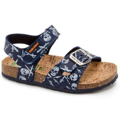 Pablosky Pirate Print Hook & Loop Sandal 506120