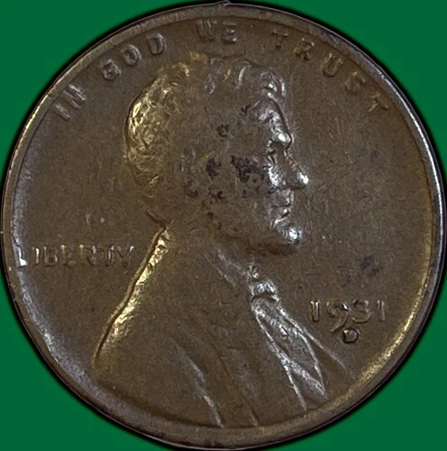 1931-D Lincoln Wheat Cent Fine F Coin #35831