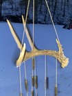 Wind Chime real  Deer horn and shell casing  Outdoor /cabin area Decor rustic  — photo 5