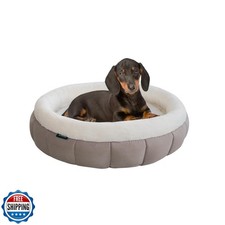 BALANCE Cat Beds for Indoor Cats, Washable Round Dog Bed, Donut Dog Bed with