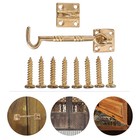 1pc Chinese Antique Pure Copper Door and Window Wind Hook for Home Use