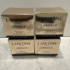 4 LANCOME Absolue Soft Cream with the perpetual rose extract .5 OZ / 15 ML NIB