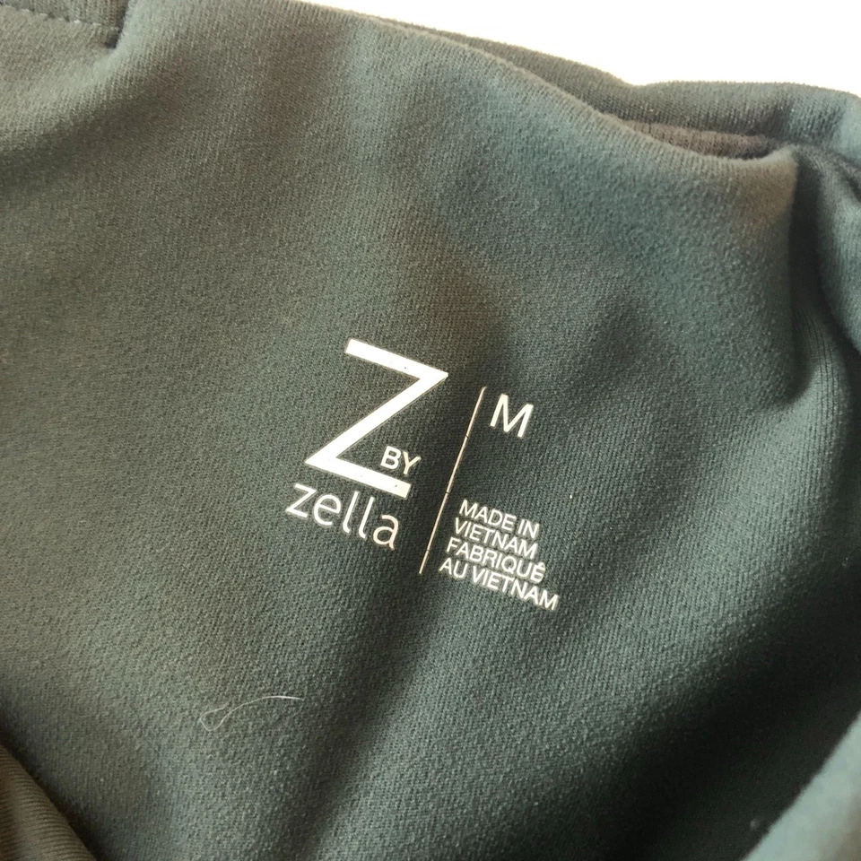 Pantalones de chándal Z by Zella para mujer bolsillos elásticos verdes M Foto 3 de 4