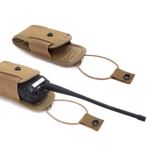 Small Radio Accessory Carriers with Extra Battery Compartment for Adventure Use