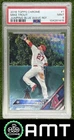 Mike Trout PSA 9 2016 Topps Chrome 50/75 Blue Wave Refractor Angels 1415