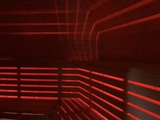 Saunalicht LED Saunaleuchte Unterbankleuchte Farblicht Leuten Set  NEU. /  10 m.