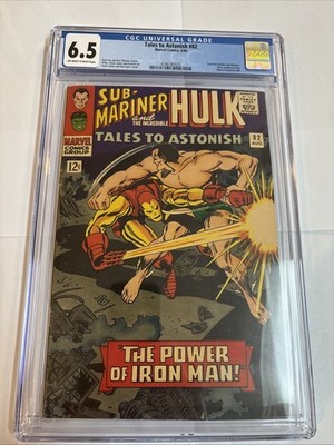Tales To Astonish (1966) # 82 (CGC. 6.5 OWWP) . It s  Iron Man Vs. Sub-Mariner !