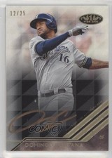 2018 Topps Tier One Break Out Bronze Ink 12/25 Domingo Santana #BA-DSA Auto 10no