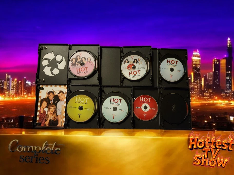 Hot in Cleveland: The Complete Series DVD Season 1 2 3 4 5 6  - Image 2 of 4
