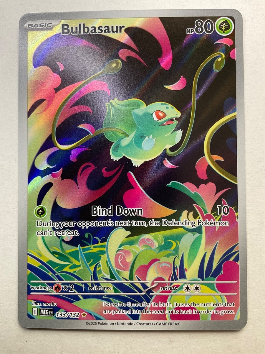 Pokemon Bulbasaur 133/132 English | eBay