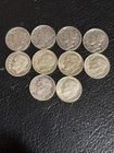 4 Mercury-6 Rosevelt Dimes All .9 Silver 1926 Oldest 62 Newest Nice 1 Price All