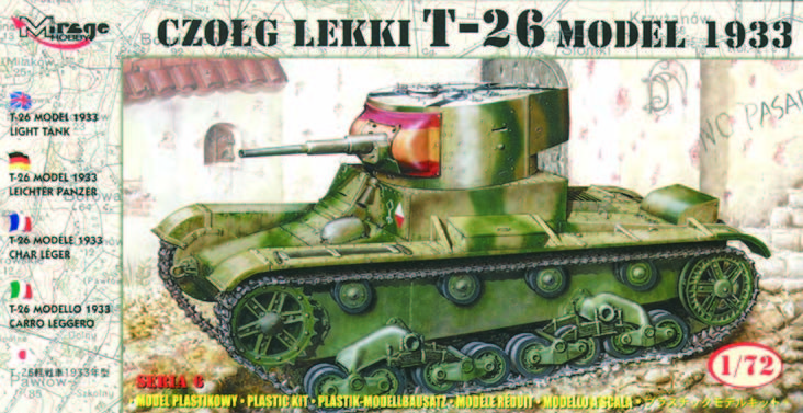 Mirage Hobby 72609 - 1:72 Light Tank T-26 1933