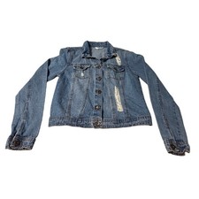 Highway Jeans Distressed Denim Jacket Kids Sizes M