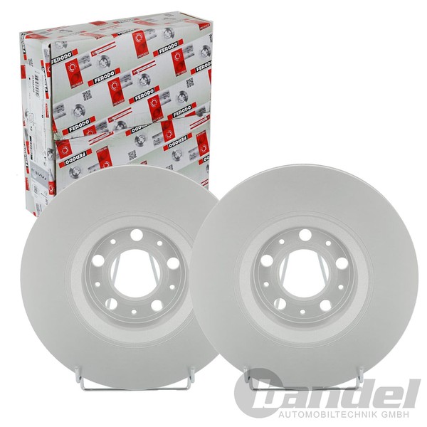 2X Ferodo 305Mm Bremsscheiben BelÜFtet Vorne Passend FüR Volvo S60 S80 V70 XC70-image