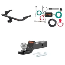 CURT Trailer Hitch Package 2in Receiver, Wiring Harness, 45134 Ball Mount #13315