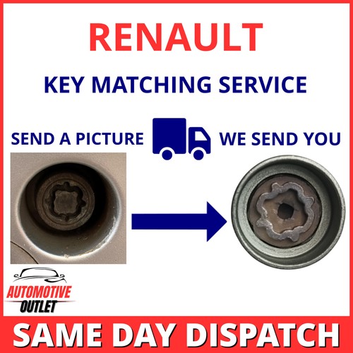 LOCKING WHEEL NUT KEY SECURITY MASTER BOLT MATCHING SERVICE FOR RENAULT MEGANE