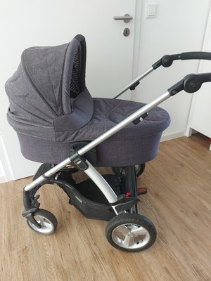 Mamas & Papas Sola2 MTX denim inkl. Buggy Board, Lammfell, Cybex Adapter uvm.