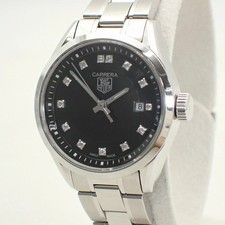 TAG HEUER Carrera Lady WV1410 13P diamond Date Quartz Ladies Watch 917237 10