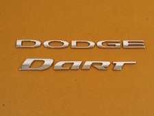 2013-2016 Dodge Dart Emblem Logo Letter Symbol Badge Rear Chrome Used Oem
