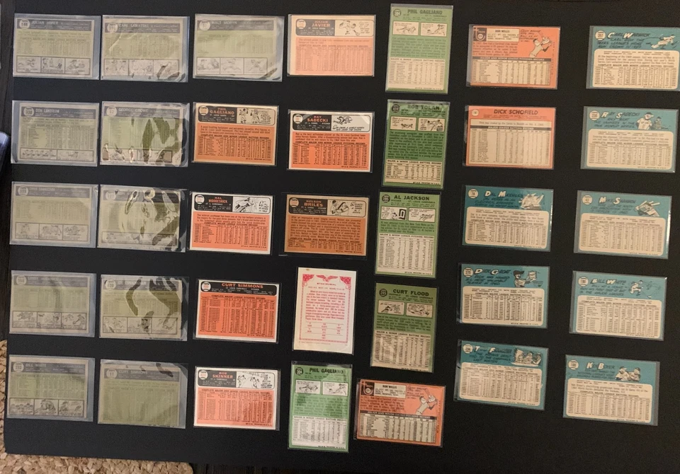 Topps-Mixed-ST LOUIS CARDINALS (35 КАРТ)-Flood-Tolan-Francona-Maxvill-ВИНТАЖ - Изображение 2 из 2