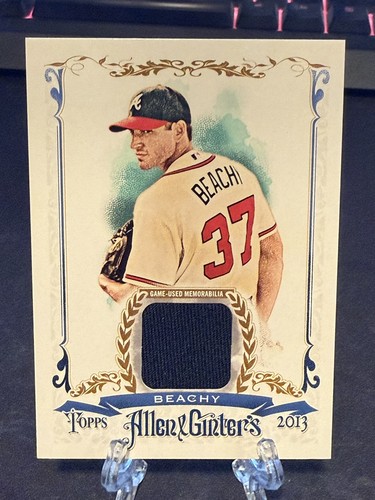 2013 Brandon Beachy Topps Allen & Ginter's Game Used Relic #AGFR-BB Braves