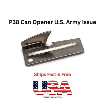 US Army Issue P38 Can Opener US Shelby Co "John Wayne" Ships Free with Tracking