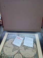 Pimpernel Old World Antique Maps Set 4 Vintage Placemats Cork Back Place Mats