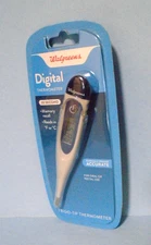 Walgreens Digital Thermometer 30 Second Rigid-Tip Reads in "F" Or "C"