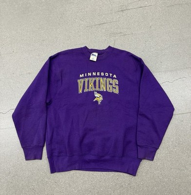 Vintage 90 s Minnesota Vikings Pro Player Embroidered Crewneck Men s NFL Sz L
