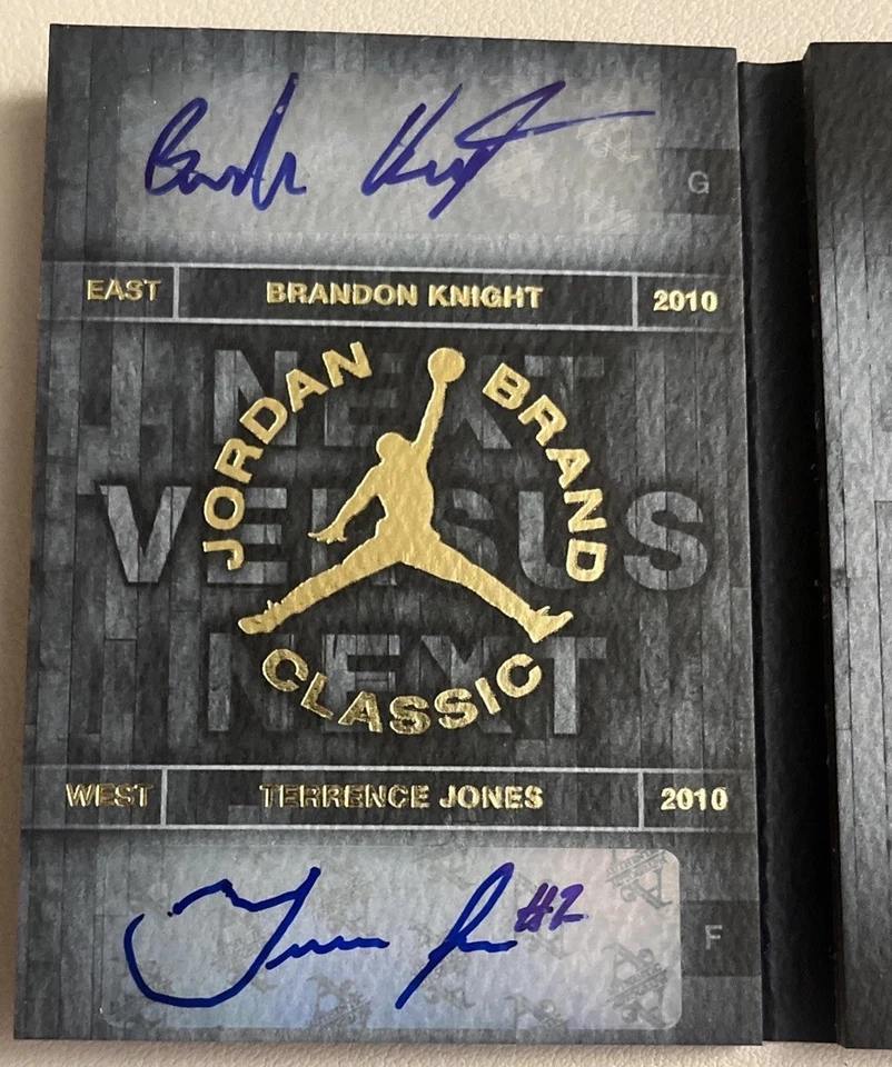 Brandon Knight Upper Deck Jordan Brand Classic - Booklet Autograph Duals #JBC2-9 - Image 4 of 4