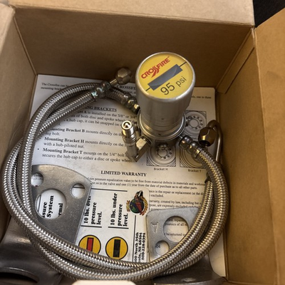 #ad Crossfire Dual Tire Pressure Equalizer 95 PSI for Truck RV Semi Trailer USA MADE $62.00