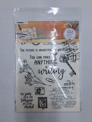 Studio Light Write Your Story Rub-on Transfers Decoration JMA-WYS-RUB02