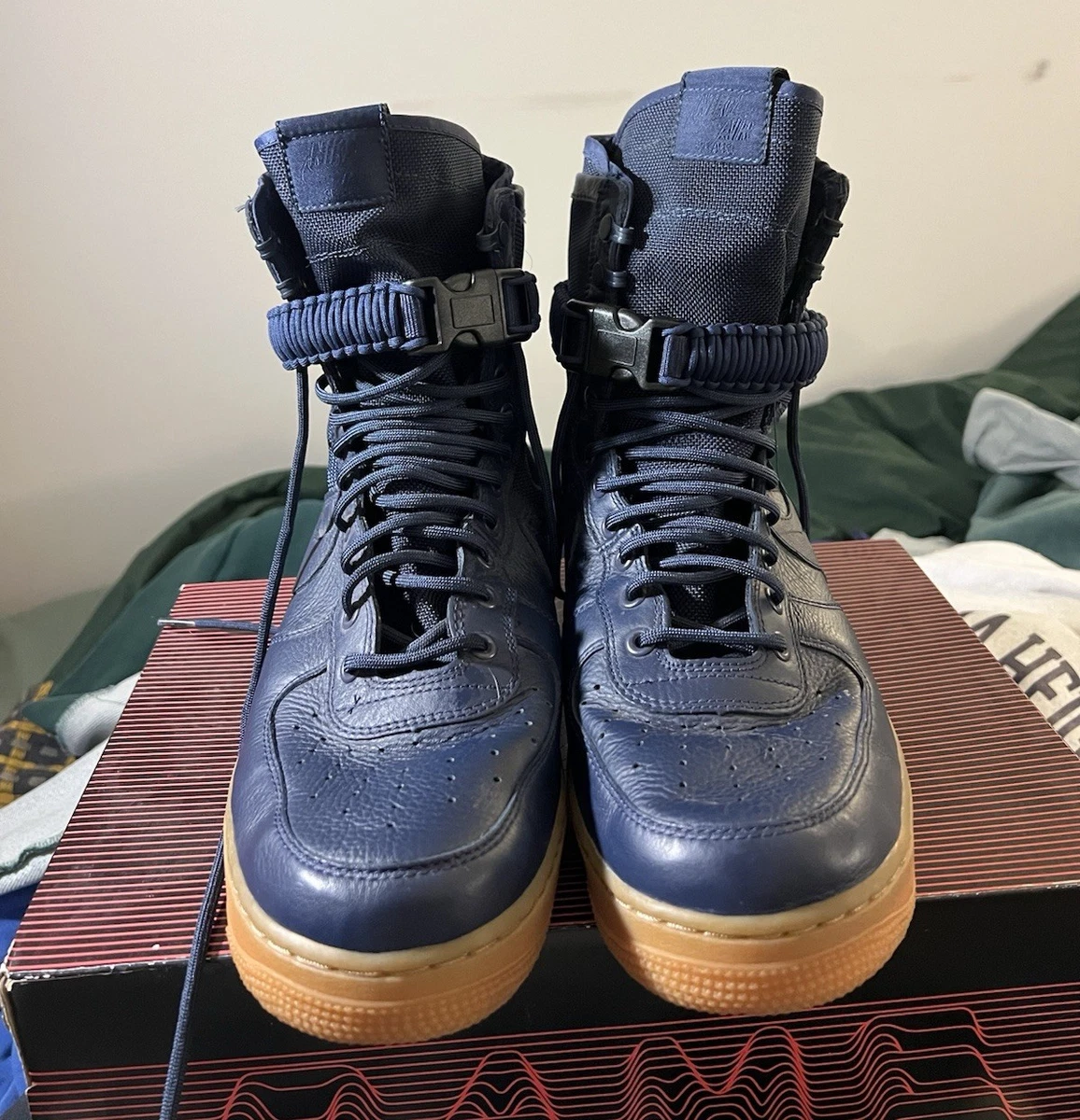nike air force 1 high blue products for sale | eBay