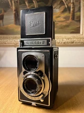 Welta Reflekta II TLR Camera w/Meyer Optik f3.5 75mm Lens + Case