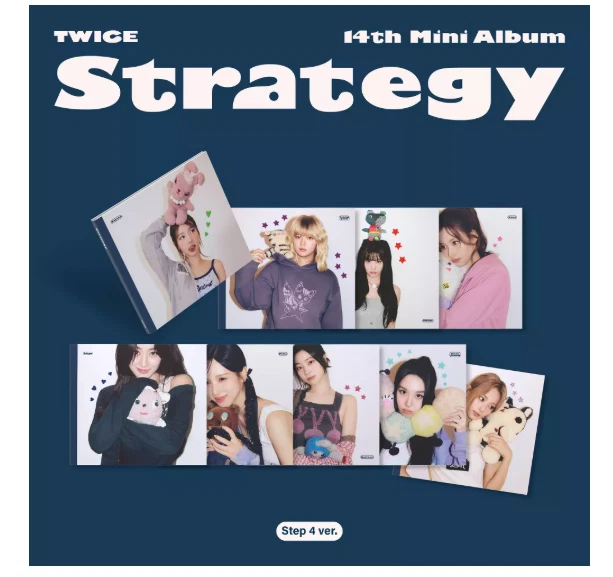 JYP ENT / REPUBLIC TWICE - STRATEGY (Step 4 Ver, Random) (CD) - NEW SEALED !!!
