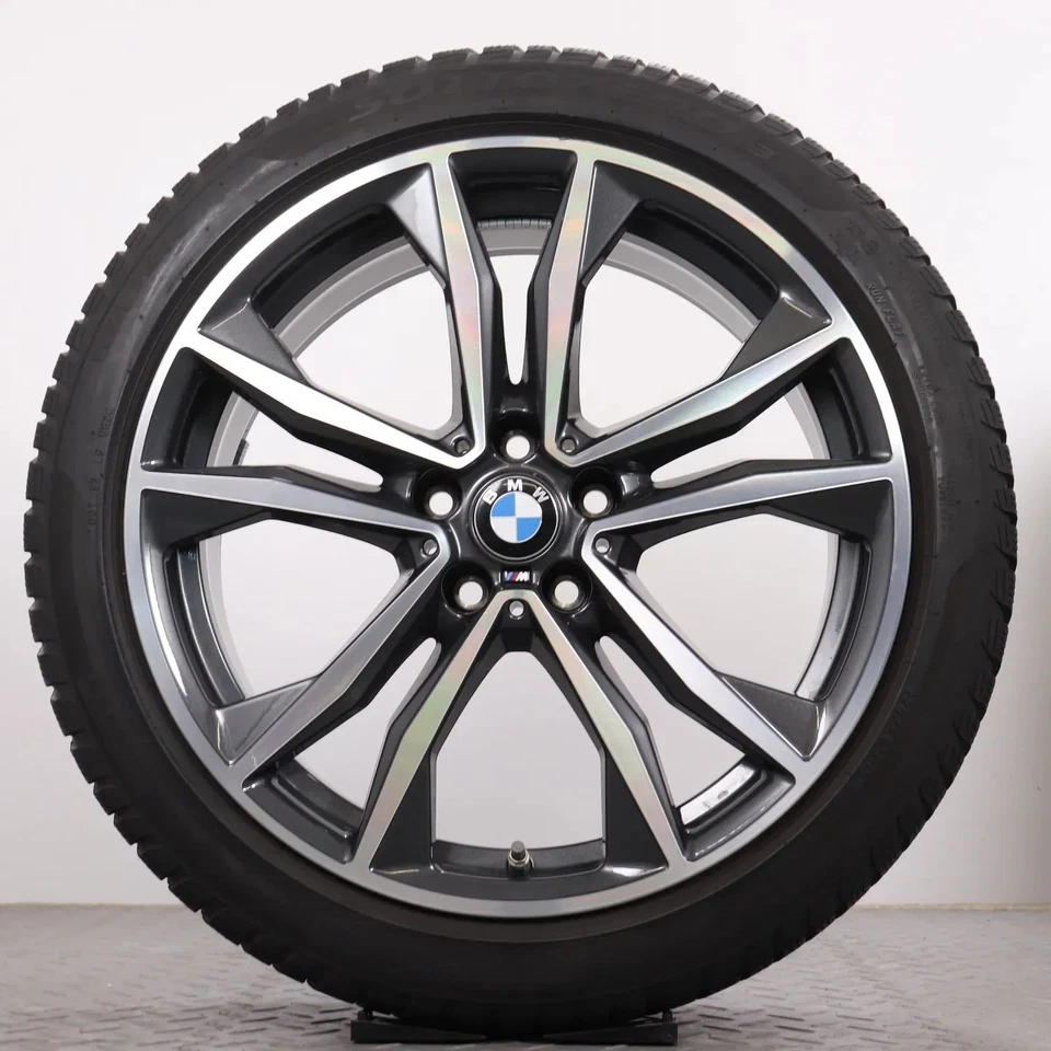 Winterräder 19 Zoll BMW X1 F48 X2 F39 Original Felgen 715M Winterreifen 5,5mm - Bild 2 von 4