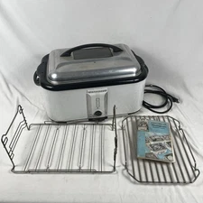 Vintage Westinghouse Roaster Oven RO-81 Wire Racks Instruction Power Cable WORKS