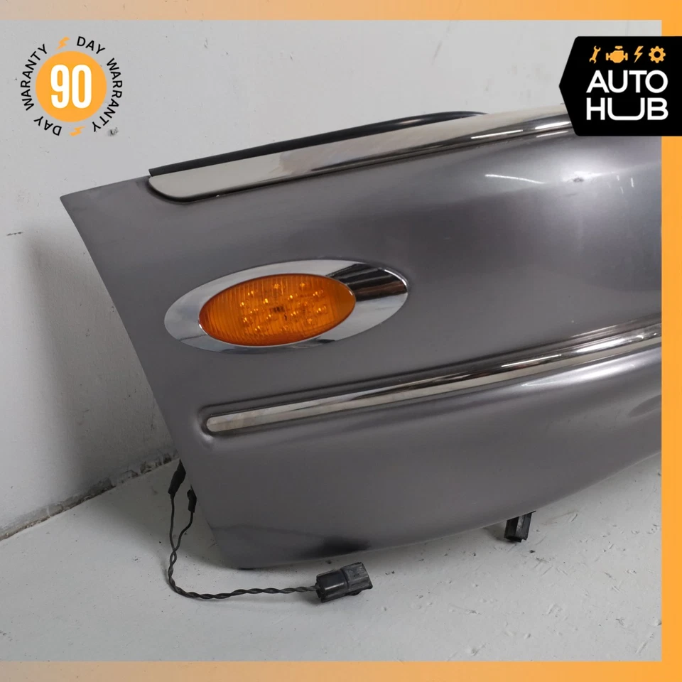 Conjunto de cubierta de parachoques delantero Rolls Royce Silver Seraph 00-02 plateado OEM Foto 2 de 4