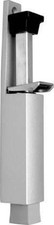 DENI T&uuml;rfeststeller  3837 T&uuml;rblattmontage 60mm Hub silber lackiert